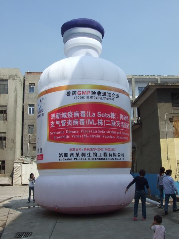 淄川充气瓶子气模